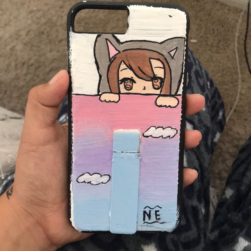 Anime sunset kitty girl
